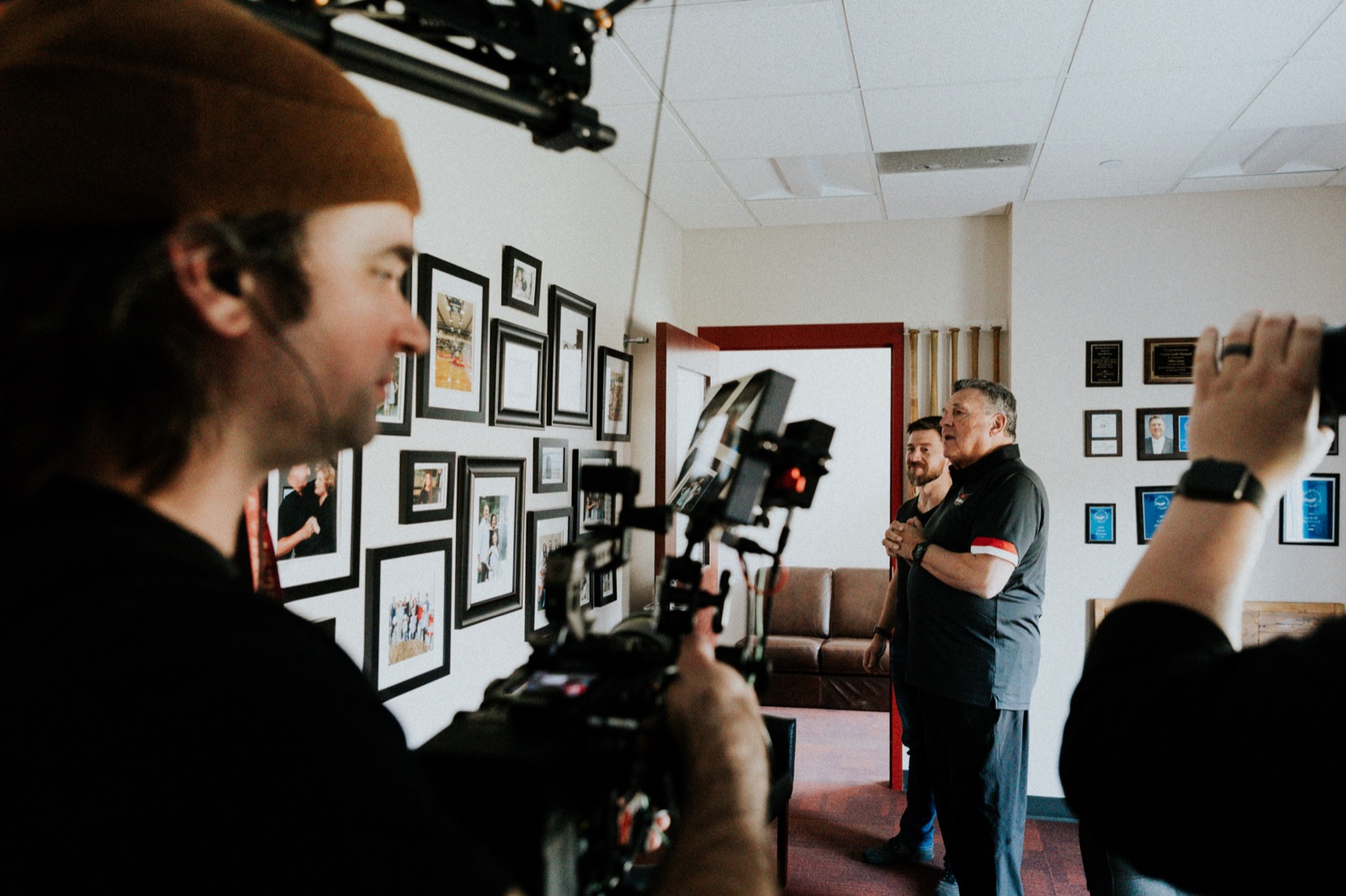 Behind the scenes capturing basketball footage for the COACH documentary